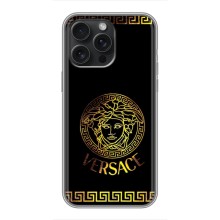 Чехлы VERSACE для Айфон 15 Про Макс (PREMIUMPrint) (Logo Versace)