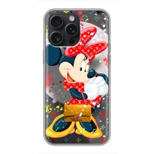 Чехол Disney Mouse iPhone 15 Pro Max (PREMIUMPrint) (Minni с бантиком)