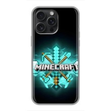 Чехол майнкрафт для iPhone 15 Pro Max (MineCraft 2)