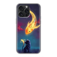 Чехол на тематику: Коты для iPhone 15 Pro Max (Встреча)
