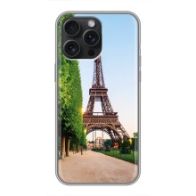 Чехол Эйфелева Башня для iPhone 15 Pro Max - (AlphaPrint) (Дорога в Париж)