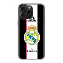 Чехол для iPhone 15 Pro Max с принтом (Лого Real Madrid)