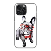 Бампер для iPhone 15 Pro Max з картинкою "Песики" (В окулярах)