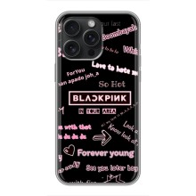 Чехол с музыкальной группой для iPhone 15 Pro Max (BLACKPINK)