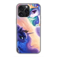 Чехол для Айфон 15 Про Макс - (Единорожки - Новинки) (AlphaPrint) (Единорожки)
