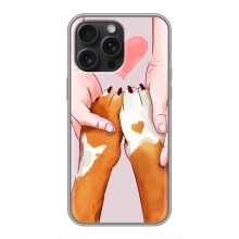 Чохол (ТПУ) Милі песики для iPhone 15 Pro Max (Любов до собак)