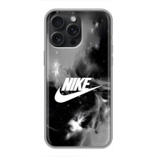 Чехол с логотипом Найк на iPhone 15 Pro Max – Найк дымчатый