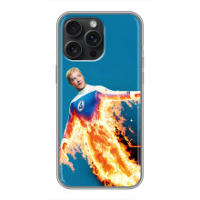 Чехол с принтом Фантастическая четверка для iPhone 15 Pro Max – Человек-Факел