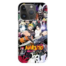 Купить Чехлы на телефон с принтом Anime для Айфон 15 Про Макс (Наруто постер)