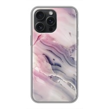 Мраморный чехол на iPhone 15 Pro Max (VPrint) (Пурпурный Мрамор)