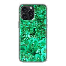 Мраморный чехол на iPhone 15 Pro Max (VPrint) (Салатный Мрамор)