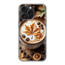 Чехол с уникальным дизайном «Осень с кофе» для iPhone 15 Pro Max – Пряный кофе