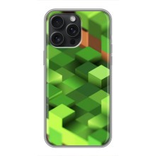 Чохли для iPhone 15 Pro Max (Персонажі МайнКрафт) (Текстура)