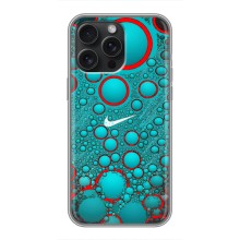 Силиконовый Чехол на iPhone 15 Pro Max с картинкой Nike (Найк зеленый)