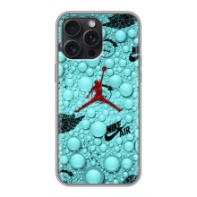 Силиконовый Чехол Nike Air Jordan на Айфон 15 Про Макс (Джордан Найк)