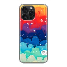 Силіконовий чохол з котиком для iPhone 15 Pro Max (Mew)