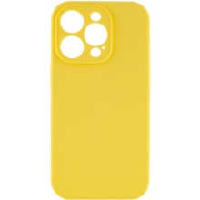 Чохол Silicone Case Full Camera Protective (AA) NO LOGO для Apple iPhone 15 Pro (6.1") – Жовтий