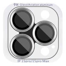 Защитное стекло Metal Classic на камеру (в упак.) для Apple iPhone 15 Pro (6.1") / 15 Pro Max (6.7") – undefined