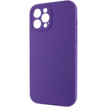 Чехол Silicone Case Full Camera Protective (AA) NO LOGO для Apple iPhone 15 Pro (6.1") – Фиолетовый