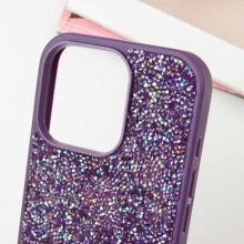 TPU чехол Bling World Rock Diamond для Apple iPhone 15 Pro (6.1") – Фиолетовый