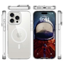 Чехол TPU Space Case Apex with MagSafe для Apple iPhone 15 Pro (6.1") – Серебряный