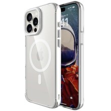 Чехол TPU Space Case Apex with MagSafe для Apple iPhone 15 Pro (6.1") – Серебряный