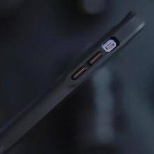 TPU+PC чохол Metal Buttons with MagSafe Carbon Ring для Apple iPhone 15 Pro (6.1") – Чорний