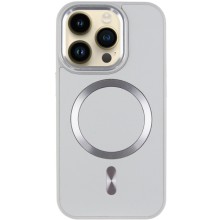 Кожаный чехол SnapCase with MagSafe для Apple iPhone 15 Pro (6.1") – Серый