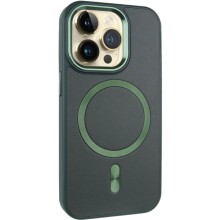Кожаный чехол SnapCase with MagSafe для Apple iPhone 15 Pro (6.1") – Зеленый