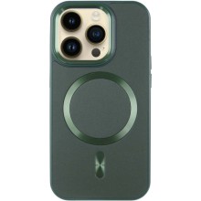 Кожаный чехол SnapCase with MagSafe для Apple iPhone 15 Pro (6.1") – Зеленый
