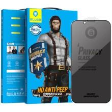 Защитное 2.5D стекло Blueo Full Cover Anti-Peep для Apple iPhone 15 Pro (6.1") – Черный