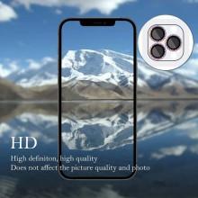 Захисне скло Metal Shine на камеру (у упак.) для Apple iPhone 15 Pro (6.1") / 15 Pro Max (6.7") – Бузковий