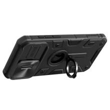 TPU+PC чохол Nillkin CamShield Armor (шторка на камеру) для Apple iPhone 15 Pro (6.1") – Чорний