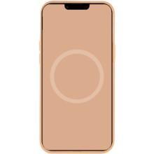 Чохол Silicone case (AAA) with Magsafe and Animation для Apple iPhone 15 Pro (6.1") – Помаранчевий