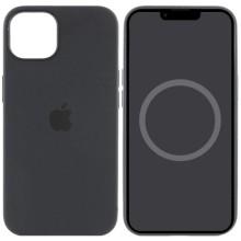 Чохол Silicone case (AAA) with Magsafe and Animation для Apple iPhone 15 Pro (6.1") – Чорний
