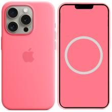 Чохол Silicone case (AAA) with Magsafe and Animation для Apple iPhone 15 Pro (6.1") – undefined
