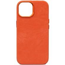 Чохол Denim with MagSafe для Apple iPhone 15 Pro (6.1") (Помаранчевий)
