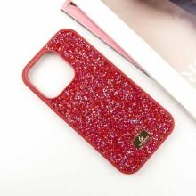 TPU чохол Bling World Rock Diamond для Apple iPhone 15 Pro (6.1") – Червоний
