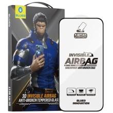 Захисне 3D скло Blueo Invisible Airbag Anti-broken для Apple iPhone 15 Pro (6.1") – Чорний