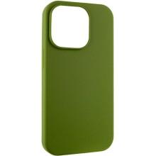 Чохол Silicone Case Full Protective (AA) NO LOGO для Apple iPhone 15 Pro (6.1") – Зелений