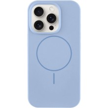 Чехол Silicone Case Full Protective (AA) NO LOGO with MagSafe для Apple iPhone 15 Pro (6.1") – Голубой