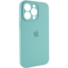 Чехол Silicone Case Full Camera Protective (AA) для Apple iPhone 15 Pro (6.1") – Бирюзовый