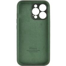 Чехол Silicone Case Full Camera Protective (AA) для Apple iPhone 15 Pro (6.1") – Зеленый