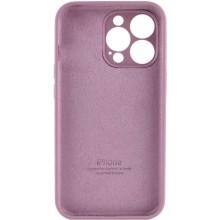 Чехол Silicone Case Full Camera Protective (AA) для Apple iPhone 15 Pro (6.1") – Лиловый