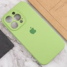 Чехол Silicone Case Full Camera Protective (AA) для Apple iPhone 15 Pro (6.1") – Мятный