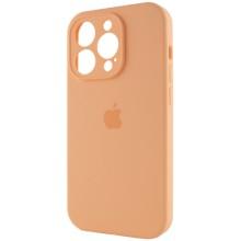 Чехол Silicone Case Full Camera Protective (AA) для Apple iPhone 15 Pro (6.1") – Оранжевый