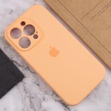Чехол Silicone Case Full Camera Protective (AA) для Apple iPhone 15 Pro (6.1") – Оранжевый