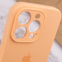 Чехол Silicone Case Full Camera Protective (AA) для Apple iPhone 15 Pro (6.1") – Оранжевый