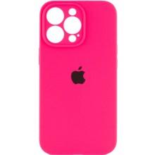 Чехол Silicone Case Full Camera Protective (AA) для Apple iPhone 15 Pro (6.1") – Розовый