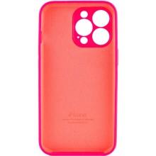 Чехол Silicone Case Full Camera Protective (AA) для Apple iPhone 15 Pro (6.1") – Розовый